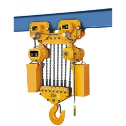 Palan électrique à chaîne stationnaire avec crochet TOR HHBD0,5-01,  0,5TX12M/380V