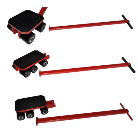 Plateforme De Transport Rectangulaire ADGO 600x300 Mm - Charge 200 Kg MDF Avec Roues 360°